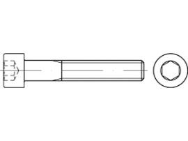 DIN 912 8.8 blank Produktbild
