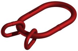 Übergroße Aufhängeringe/-köpfe, für Einfachkranhaken DIN 15401, für 3- und 4-strängig Produktbild