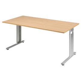 Schreibtisch Flex, C-Fuß, HxBxT: 680–820x1600x800 mm Produktbild