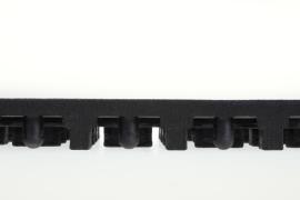 Arbeitsplatzmatte YOGA SOLID Oil schwarz B90xT90 cm Produktbild