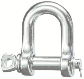 Schäkel, gerade Form, mit Splint Produktbild