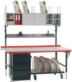 Regalsystem f. Packtische1762x243x330mm Produktbild