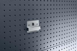 Schlüsselhalter B115xT25xH90 mm 10 Aufnahmen D 2-12 mm für Lochplatten bott Produktbild