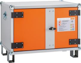 Akku-Lagerschrank 8/5 mit Stapelfüßen Produktbild