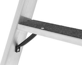 Stufenstehleiter R13, beidseitig begehbar Produktbild