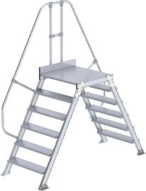 Überstieg 60 Grad 6 Stufen B 800 mm lichte Höhe 1420 mm Ausladung 2650 mm Produktbild