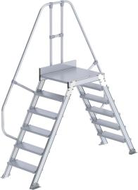 Überstieg 60 Grad 6 Stufen B 600 mm lichte Höhe 1420 mm Ausladung 2650 mm Produktbild