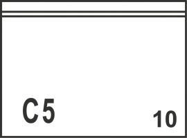 Dokumententaschen Premium240x160mm, C5,VE1000 Produktbild
