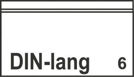 Dokumententaschen 240x118mm, DIN-langVE1000 Produktbild