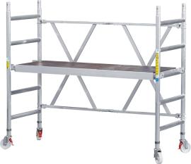 Klappgerüst CompactMaster 1T und 2T, einfache und doppelte Plattformbreite Produktbild