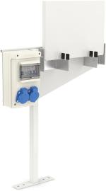 Ladestation für E-Bikes für Fahrradgarage RAL 7035 Produktbild