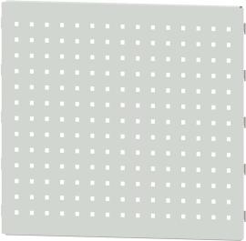 Lochblechwand B612xH566mm RAL 7035 für Vertikalauszug Produktbild