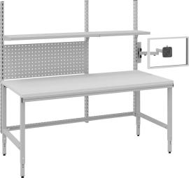 Systemtisch Multi4easy, höhenverstellbar mit Tischplatte Melamin Produktbild