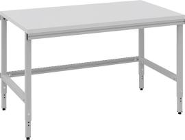 Höhenverstellbarer Grundtisch Multi4easy, mit Melamin-Tischplatte Produktbild