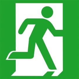 Rettungsweg/Notausgang rechts Produktbild