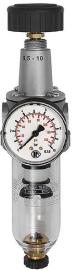 Filterdruckregeler BR Standard, G1/2" DN15, BG 3, PC-Behälter, 5µm, 0,5-10bar, RIEGLER Produktbild