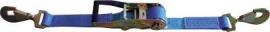 Ratschen-Zurrgurt, 2-teilig, mit Karabinerhaken, 50 mm Bandbreite Produktbild