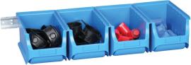 Sichtboxen-Set blau 600x240x125 mm allit Produktbild