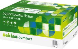 Handtuchp. SOFT 25x23cm 3200 Bl. Z-Falz (V-Falz) Produktbild