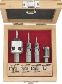 Terrassendielenbohrer Set5-tlg. FORTIS 3,4,5 mm + Zubehör Produktbild