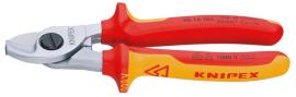 Kabelschere VDE mit Mehrkomponenten-Griffen 165mm KNIPEX Produktbild