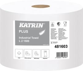 Putzpapier weiss 2lagig 22x38cm 1500Blatt KATRIN Produktbild