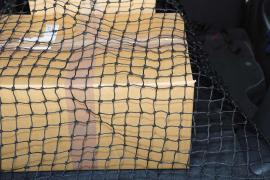 Abdecknetz 1,3x1,6 m schwarz m. 4 Gurte 2 m Produktbild