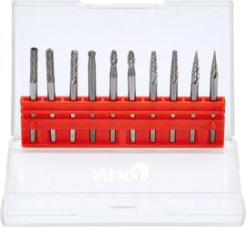 Kleinfrässt.-Satz HM 3mm 10-tlg FORTIS Produktbild