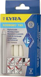 Signierkreide sechseckig Nr.795 weiß a12Stück Lyra Produktbild