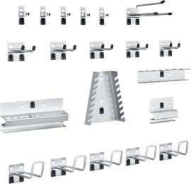 Hakensortiment 20-teilig für Lochplatten für Lochplatten Produktbild