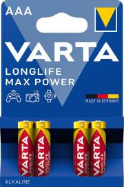 Batterie LONGLIFE VARTA Max Power AAA 4er Blister Produktbild