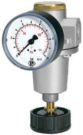 Druckregler BR Standard, G1/2" DN15, BG 2, 0,5-10bar, inkl. Manometer, RIEGLER Produktbild