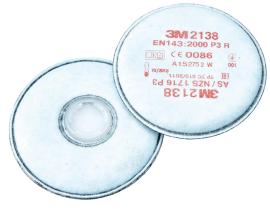 Ersatzfilter 2138, P3R mit Aktivkohle 3M Produktbild