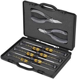 Zangen-Set Elektronik ESD8-teilig KNIPEX Produktbild