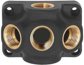 Endverteilerdose Kunststoff, Innengewinde 1xG1/2" zu 3xG1/2" RIEGLER Produktbild