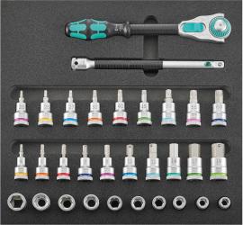 Werkzeugmodul 1/3 Steckschlüssel 1/2" Zyklop und Haltefunktion Wera Produktbild