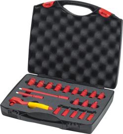 Steckschlüssel-Garnitur 1/4" VDE 20-teilig Wiha Produktbild
