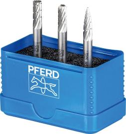 Frässtift-Satz HSS 6 mm 3-teilig, A-C-K Ø 6mm, Zahnung Z3 Pferd Produktbild