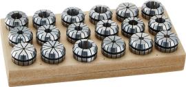 Spannzangensatz mit Holzsockel Produktbild