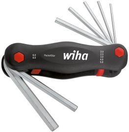 Handklapphalter 7-teilig 2-8mm PocketStar Wiha Produktbild