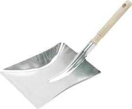 Kehrschaufel mit Holzgriff Metall verzinkt Produktbild