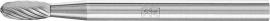 HM-Kleinfrässtift, 3-mm-Schaft, Tropfenform TRE, Zahnung 5 Produktbild