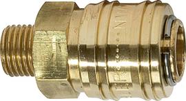 SchnellverschlusskupplungNW 7,2, Messing, connect-line, AG G1/4" RIEGLER Produktbild