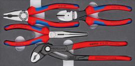 Zangen-Satz Basic mit Schaumeinlage 4-teilig KNIPEX Produktbild