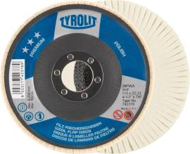 Filzlamellenscheibe 125mm, aufrecht stehende Filzlamellen Tyrolit Produktbild