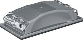 Handschleifer Kunststoff 165x85mm mit Klemmung Bosch Produktbild