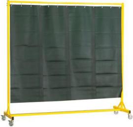 Schweisstrennwand 1021 2000x2000x600, fahrbar Produktbild