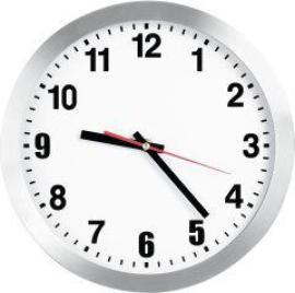 Quarz-Wanduhr D300 klass.Ziffernblatt we, Zahlen Mobatime Produktbild