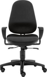 Bandscheiben-Drehstuhl, schwarz Produktbild