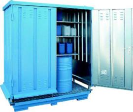 Sicherheitslagerhaus mit natürlicher Belüftung, verzinkt und außen lackiert Produktbild